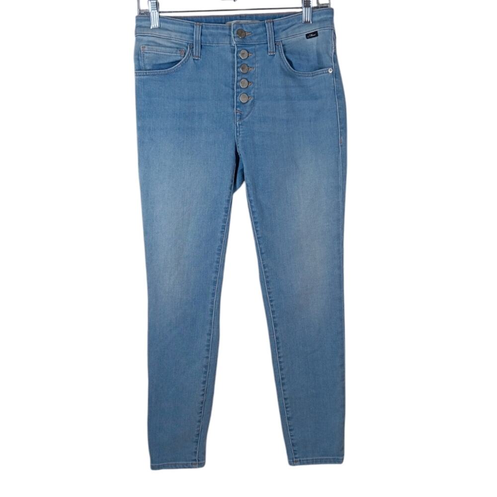 Mavi Tess High Rise Button Fly Skinny Jeans size 27